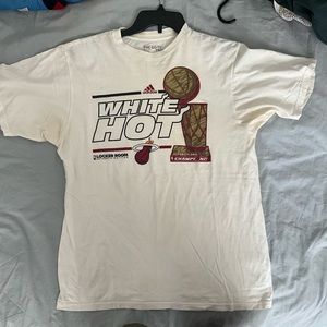 Vintage NBA Miami heat championship tee 2013